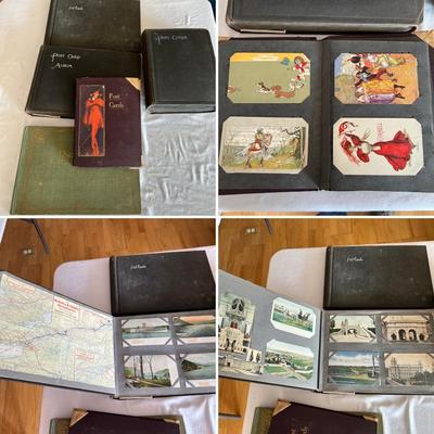 Postcard Albums W/ Postcards (LR-RG)