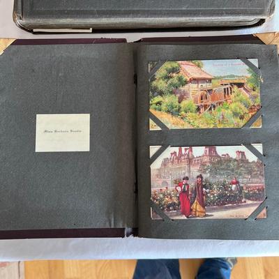 Postcard Albums W/ Postcards (LR-RG)