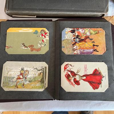 Postcard Albums W/ Postcards (LR-RG)