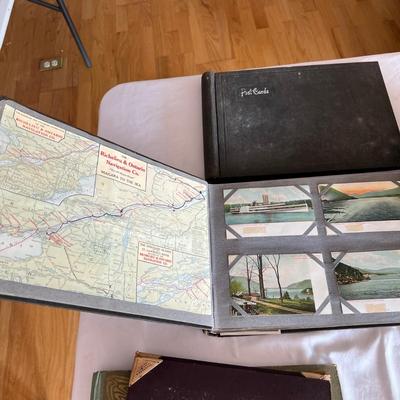 Postcard Albums W/ Postcards (LR-RG)