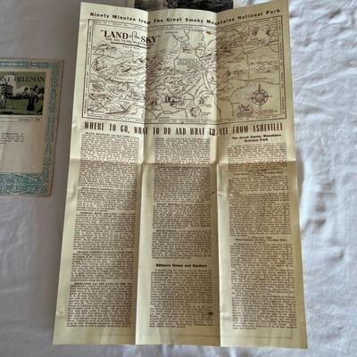 Nostalgic Travel Inc. Biltmore - Maps, Fliers, Postcards & More (LR-RG)