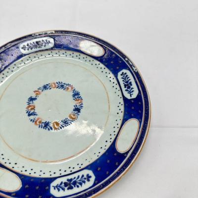 Chinese Export Porcelain Plate-local pickup and shipping available
