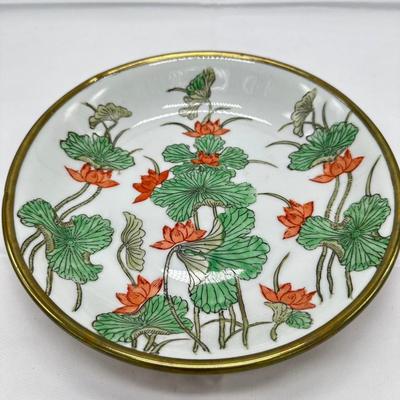 Large Asian Famille Verte Plate-local pickup and shipping available