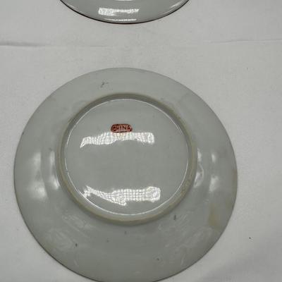 Chinese Famille Rose Plates 6"- Set 2 local pickup and shipping available