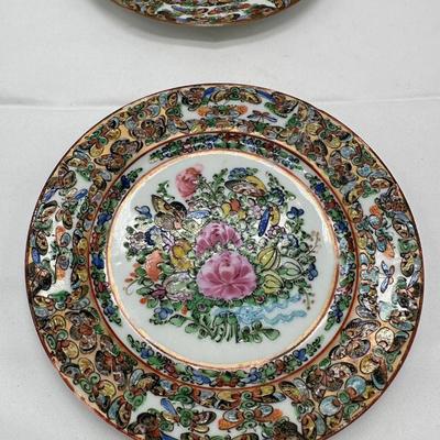 Chinese Famille Rose Plates 6"- Set 2 local pickup and shipping available