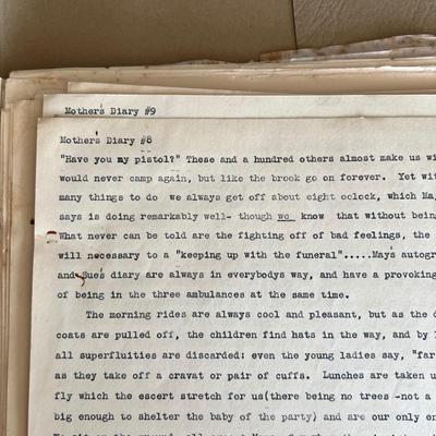 Antique Diary, Photographs, Scrap-Book & More (LR-RG)