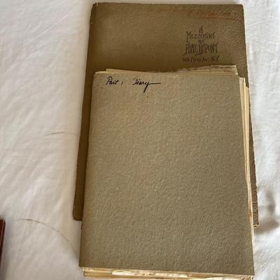 Antique Diary, Photographs, Scrap-Book & More (LR-RG)