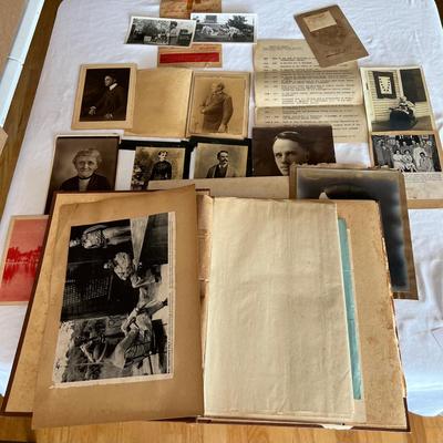 Antique Diary, Photographs, Scrap-Book & More (LR-RG)
