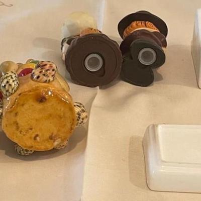 Three Different Salt & Pepper Shakers
