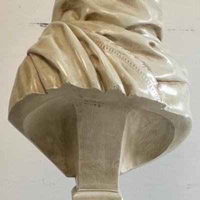 Vintage Holland Mold Signed Ceramic Bust of a Woman Austin Productions Inc.