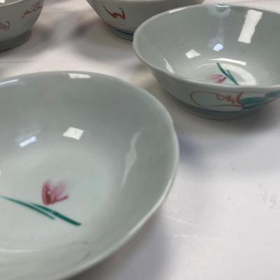 7 Antique Chinese Collectible Porcelain Dishes