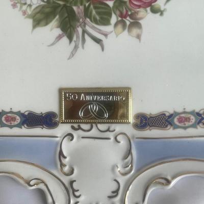 Limoge Plate/Spoon/Knife Collection in a Box