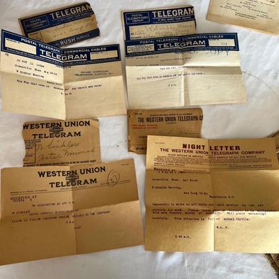 World War I & II Newspapers, Ration Books, Telegraphs & More (LR-RG)