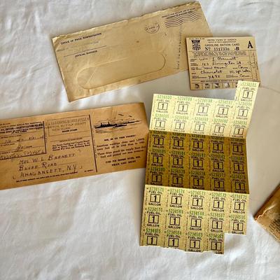 World War I & II Newspapers, Ration Books, Telegraphs & More (LR-RG)