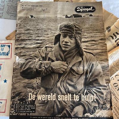 World War I & II Newspapers, Ration Books, Telegraphs & More (LR-RG)