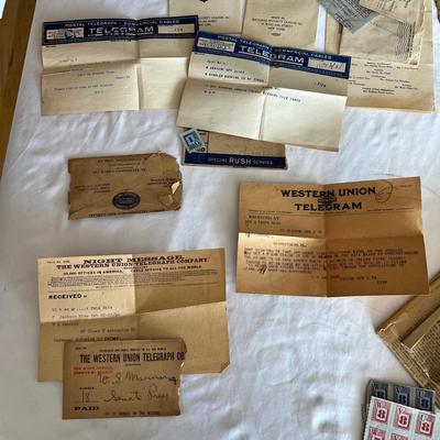 World War I & II Newspapers, Ration Books, Telegraphs & More (LR-RG)