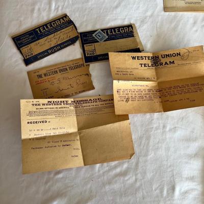 World War I & II Newspapers, Ration Books, Telegraphs & More (LR-RG)
