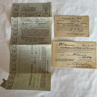 World War I & II Newspapers, Ration Books, Telegraphs & More (LR-RG)
