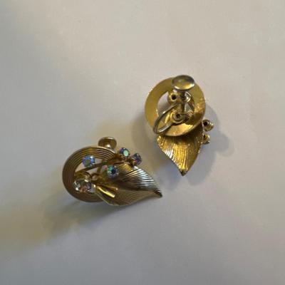 Vintage rhinestone earrings