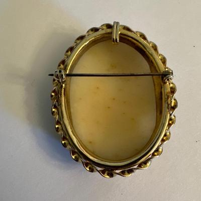 Vintage cameo brooch