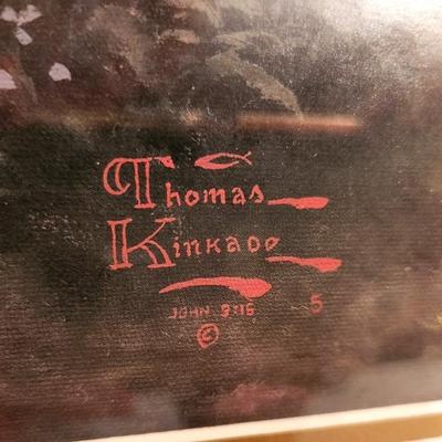 Lot #272 Thomas Kinkade Art Print "The Forest Chapel" - Library Edition