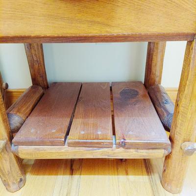 Two Custom Built Nightstands by Lang Hornthal (P-BBL)
