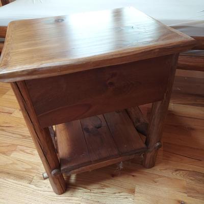 Two Custom Built Nightstands by Lang Hornthal (P-BBL)