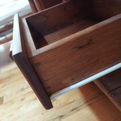 Two Custom Built Nightstands by Lang Hornthal (P-BBL)