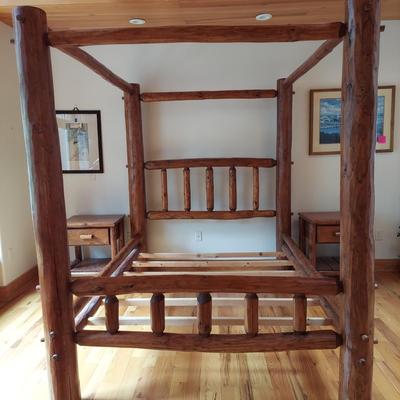 Custom Built Queen Size Bed by Lang Hornthal (P-BBL)