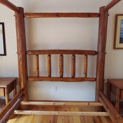 Custom Built Queen Size Bed by Lang Hornthal (P-BBL)