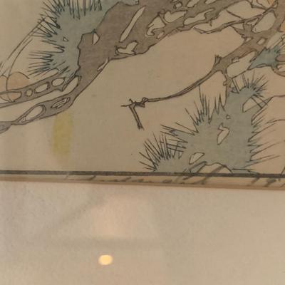 Bertha Lum's Pencil Signed 'Window on Distant and Hidden Things' (P-BBL)