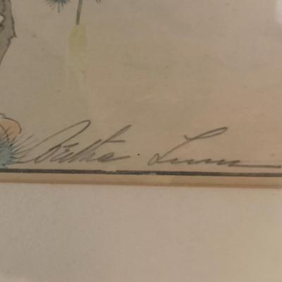 Bertha Lum's Pencil Signed 'Window on Distant and Hidden Things' (P-BBL)