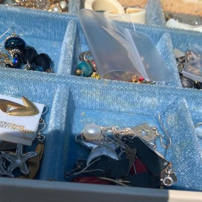 Costume Jewelry Lot Earrings & More