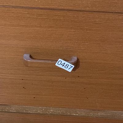 Teak Two Drawer File Cabinet