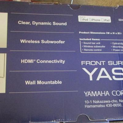 Yamaha Sound Bar & Wireless Sub-woofer