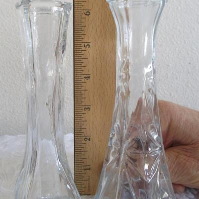 Vintage decorative glass bottles &vases