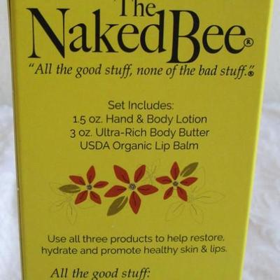 The Naked Bee hand lotion, body butter & organic lip balm