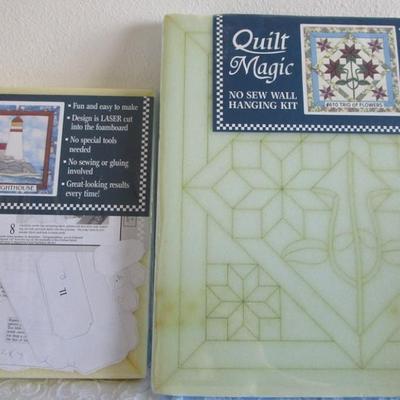 2 Quilt Magic wall hanging kits