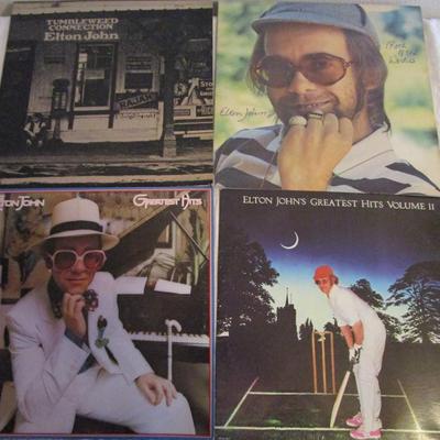 4 Elton John LP Vinyl Records