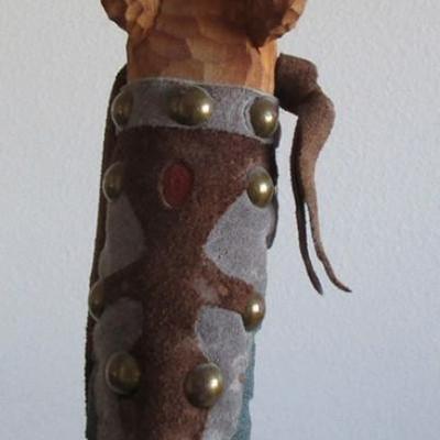 Indian Chief Head Walking Stick