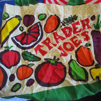6 fabric shopping bags