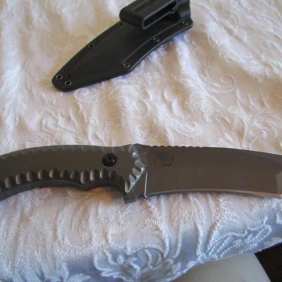 Hoffman Richter Reaper fixed-blade tactical knife with bonus belt holder