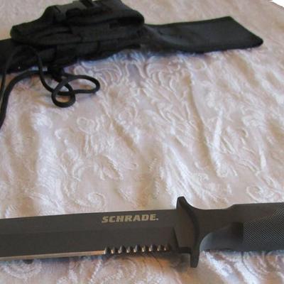 Schrade #SCHF2 Extreme Survival knife, hollow handle with tools, with plastic insert sheath
