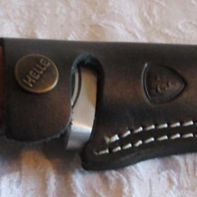 HELLE GT, Norway knife with leather case