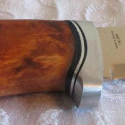 HELLE GT, Norway knife with leather case