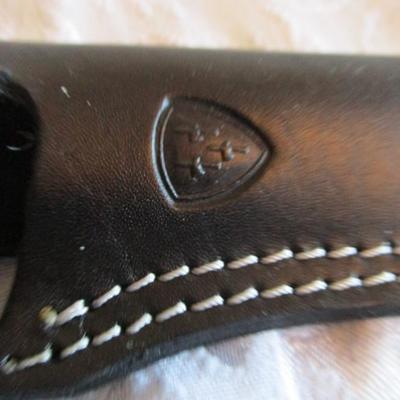 HELLE GT, Norway knife with leather case