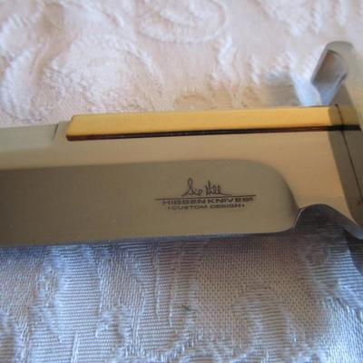 Gil Hibben Old West Fixed Boot knife # GH5047 with leather sheath
