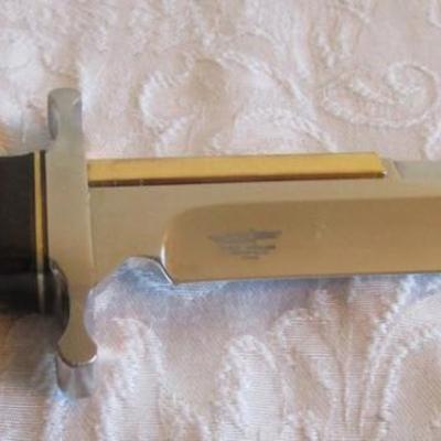 Gil Hibben Old West Fixed Boot knife # GH5047 with leather sheath
