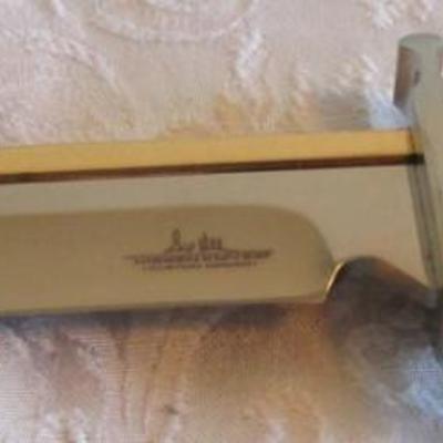 Gil Hibben Old West Fixed Boot knife # GH5047 with leather sheath