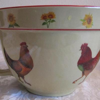 Decorative chicken & chicken mixing bowl